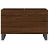 Mueble Discos Madera Contrachapada Roble Marrón 74,5x38x48 Cm Vidaxl