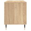 Mueble Discos Madera Contrachapada Roble Sonoma 100x38x48 Cm Vidaxl