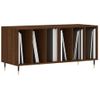 Mueble Discos Madera Contrachapada Roble Marrón 100x38x48 Cm Vidaxl