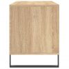 Mueble Discos Madera Contrachapada Roble Sonoma 100x38x48 Cm Vidaxl