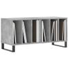 Mueble Discos Madera Contrachapada Gris Hormigón 100x38x48 Cm Vidaxl