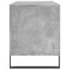 Mueble Discos Madera Contrachapada Gris Hormigón 100x38x48 Cm Vidaxl