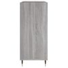 Mueble Discos Madera Contrachapada Gris Sonoma 84,5x38x89 Cm Vidaxl