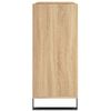 Mueble Discos Madera Contrachapada Roble Sonoma 84,5x38x89 Cm Vidaxl