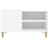 Mueble Para Discos Madera Contrachapada Blanco 84,5x38x48 Cm Vidaxl