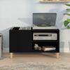 Mueble Para Discos Madera Contrachapada Negro 84,5x38x48 Cm Vidaxl