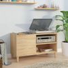 Mueble Discos Madera Contrachapada Roble Sonoma 84,5x38x48 Cm Vidaxl