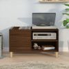 Mueble Discos Madera Contrachapada Roble Marrón 84,5x38x48 Cm Vidaxl