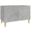 Mueble Discos Madera Contrachapada Gris Hormigón 74,5x38x48 Cm Vidaxl