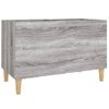 Mueble Discos Madera Contrachapada Gris Sonoma 74,5x38x48 Cm Vidaxl