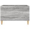 Mueble Discos Madera Contrachapada Gris Sonoma 74,5x38x48 Cm Vidaxl