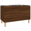 Mueble Discos Madera Contrachapada Roble Marrón 74,5x38x48 Cm Vidaxl