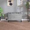 Mueble Discos Madera Contrachapada Gris Hormigón 74,5x38x48 Cm Vidaxl