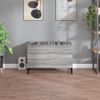 Mueble Discos Madera Contrachapada Gris Sonoma 74,5x38x48 Cm Vidaxl