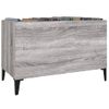 Mueble Discos Madera Contrachapada Gris Sonoma 74,5x38x48 Cm Vidaxl