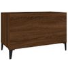 Mueble Discos Madera Contrachapada Roble Marrón 74,5x38x48 Cm Vidaxl