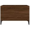 Mueble Discos Madera Contrachapada Roble Marrón 74,5x38x48 Cm Vidaxl