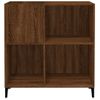 Mueble Discos Madera Contrachapada Roble Marrón 84,5x38x89 Cm Vidaxl