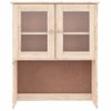 Armario Superior Para Tocador Alta Madera De Pino 77x30x92 Cm Vidaxl