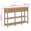 Mesa Consola De Madera De Ingeniería 110x30x76 Cm Vidaxl