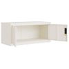 Armario Archivador Acero Blanco 90x40x110 Cm Vidaxl