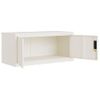 Armario Archivador De Acero Blanco 90x40x180 Cm Vidaxl