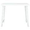 Mesa De Camping Con Aspecto De Madera Pp Blanco 79x56x64 Cm Vidaxl