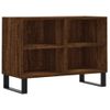 Mueble De Tv Madera De Ingeniería Marrón Roble 69,5x30x50 Cm Vidaxl