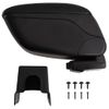 Reposabrazos Para Coche Abs Negro 13x31x(31-44) Cm Vidaxl