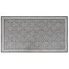 Alfombra De Exterior Gris Y Blanca Reversible 80x150 Cm Vidaxl