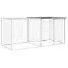 Gallinero Con Techo Acero Galvanizado Antracita 203x98x90 Cm Vidaxl