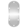 Espejo De Pared Ovalado Con Luces Led Vidrio 25x60 Cm Vidaxl