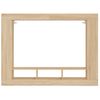 Mueble De Tv Madera De Ingeniería Roble Sonoma 152x22x113 Cm Vidaxl