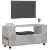 Mueble De Tv Madera De Ingeniería Gris Hormigón 102x34,5x43 Cm Vidaxl