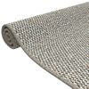 Alfombra De Pasillo Con Aspecto De Sisal Gris Taupe 80x150 Cm Vidaxl