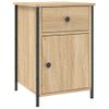 Mesitas Noche 2 Uds Madera Contrachapada Color Roble 40x42x60cm Vidaxl