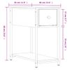 Mesita De Noche Madera De Ingeniería Roble Sonoma 30x60x60 Cm Vidaxl