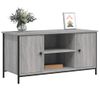 Mueble De Tv Madera Contrachapada Gris Sonoma 100x40x50 Cm Vidaxl