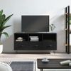 Mueble De Tv Madera De Ingeniería Negro 102x36x50 Cm Vidaxl