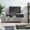 Mueble De Tv Madera De Ingeniería Gris Sonoma 102x36x50 Cm Vidaxl