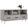 Mueble De Tv Madera De Ingeniería Gris Sonoma 102x36x50 Cm Vidaxl