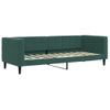 Sofá Cama Sin Colchón Terciopelo Verde Oscuro 80x200 Cm Vidaxl