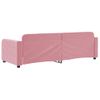 Sofá Cama Terciopelo Rosa 80x200 Cm Vidaxl