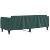 Sofá Cama Sin Colchón Terciopelo Verde Oscuro 80x200 Cm Vidaxl