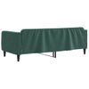 Sofá Cama Sin Colchón Terciopelo Verde Oscuro 90x200cm Vidaxl