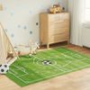 Alfombra Niños Lavable Antideslizante Campo Fútbol 160x230 Cm Vidaxl