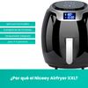 Freidora De Aire Xxl Sin Aceite Niceey - 8l - Compacta - 8 Programas - Airfryer  Digital Para 4 - 6 Porciones - 1800w - Pantalla Digital - Negro