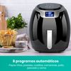 Freidora De Aire Xxl Sin Aceite Niceey - 8l - Compacta - 8 Programas - Airfryer  Digital Para 4 - 6 Porciones - 1800w - Pantalla Digital - Negro