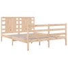 Estructura De Cama Madera Maciza De Pino 120x190 Cm