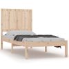 Estructura De Cama Madera Maciza 75x190 Cm